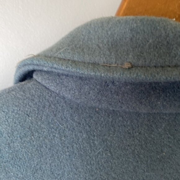 Vintage teal wool blend coat - Picture 7 of 15